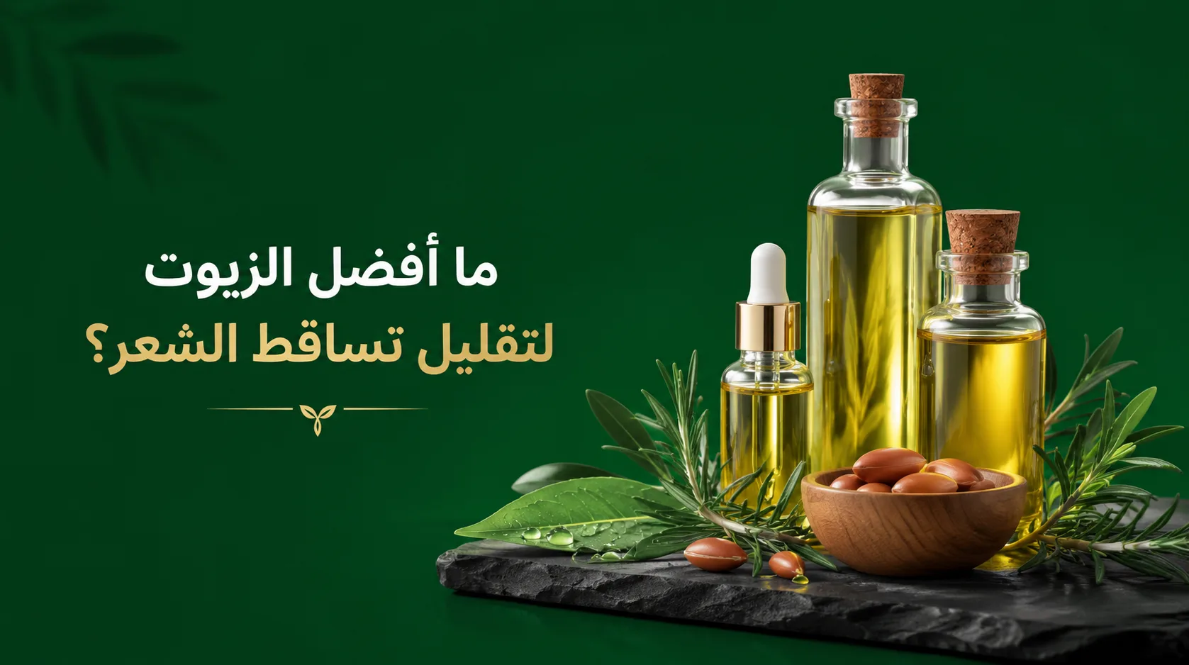 أفضل الزيوت لتساقط الشعر